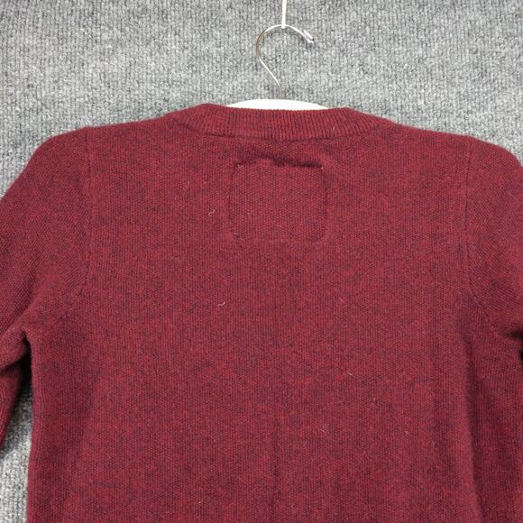Jack Wills Knitwear 100% Merino Wool Sweater Size 6 Red UK Size 10 - Picture 9 of 12